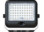 Projecteur solaire LED 3300LM 10Ah CCT IP65 + capteur - télécommande