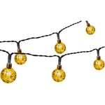 Guirlande Solaire LED Extérieure 20 Boules Lumineuses 4,85 m – Blanc Chaud IP44