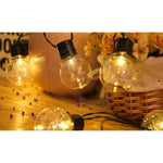 Guirlande Solaire LED 10 Boules Lumineuses – Éclairage Extérieur Décoratif 335 cm IP44