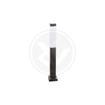 Lampe de jardin filaire LED E27 Havana 6x6 65 cm noire – Borne extérieure moderne et élégante