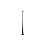 Lampadaire LED Filaire Victoria E27 – Borne de jardin 229 cm sur pied noir moderne