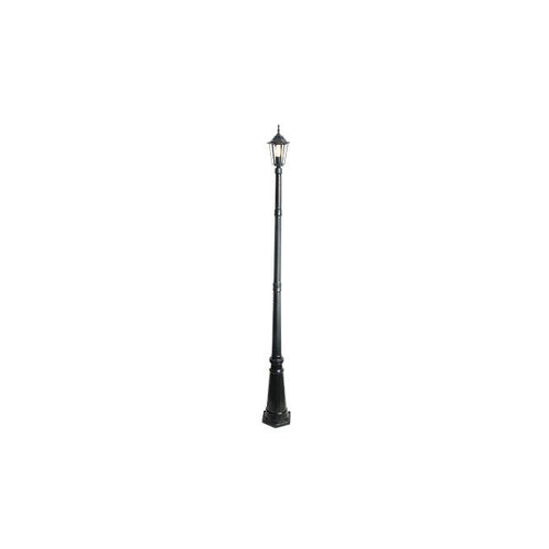 Lampadaire LED Filaire Victoria E27 – Borne de jardin 229 cm sur pied noir moderne