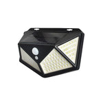 Lampe solaire LED extérieure 100 SMD avec détecteur de mouvement PIR – éclairage de jardin automatique étanche