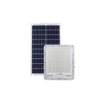 Projecteur LED Solaire Hybride 200W 230V avec Télécommande – Éclairage Extérieur Puissant IP65 4500K Autonome et Secteur