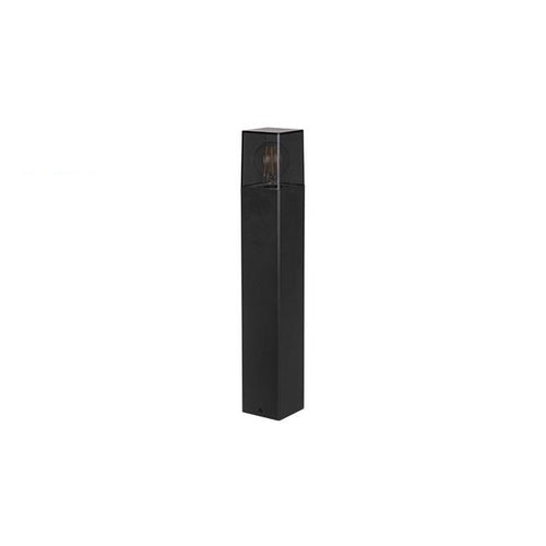 Lampe de jardin LED Filaire E27 sur pied - carrée de 50 cm borne extérieure