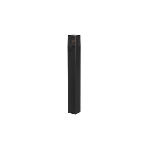 Lampe de jardin LED filaire E27 sur pied, carrée de 80 cm borne extérieure