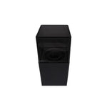 Lampe de jardin LED filaire E27 sur pied, carrée de 80 cm borne extérieure