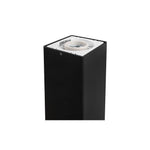Lampe de jardin LED filaire E27 sur pied, carrée de 80 cm borne extérieure