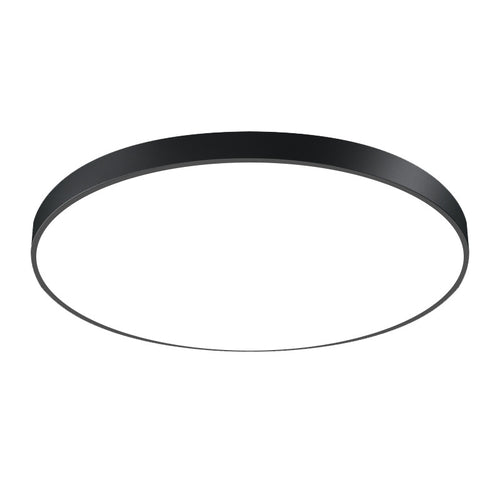 Plafonnier LED Filaire Rond 18W 80 lm/W 4500K 175–260V Noir – Puce 5630 SMD
