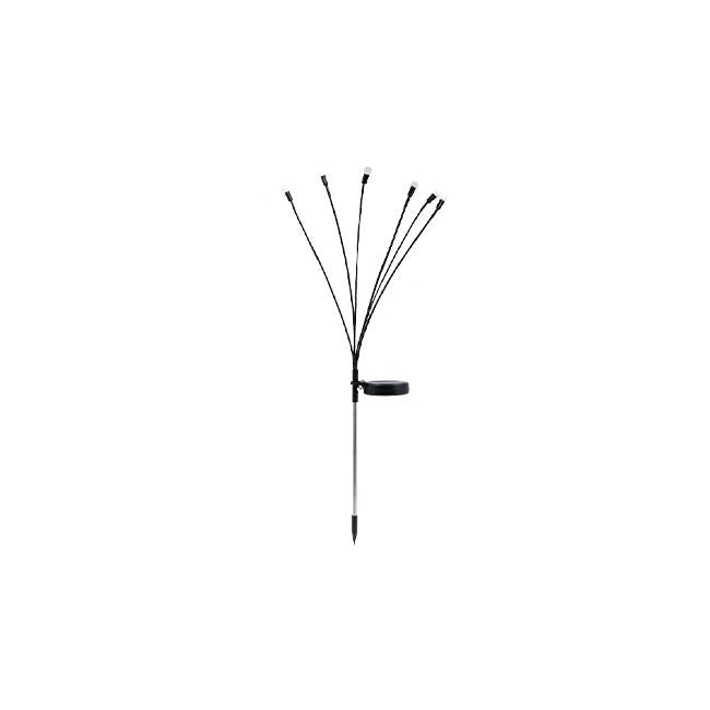 Lampe Solaire LED Jardin 6 LED 73 cm à Planter – Éclairage Extérieur Automatique IP44