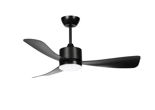 Ventilateur de plafond LED Filaire 18W 3CCT 1440lm 220-240V noir – télécommande