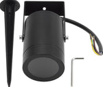 Spot de Jardin Filaire LED sur Piquet GU10 Aluminium Noir IP65 AC220-240V