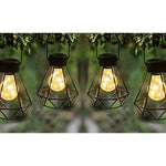 Lampe Solaire LED de Jardin “Diamant” – Éclairage Décoratif Extérieur IP44