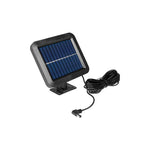 Projecteur LED Solaire 6x COB avec Détecteur PIR – Éclairage Extérieur IP44 4500K Noir Autonome Économique