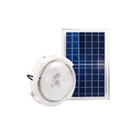 Plafonnier Solaire LED 120W IP65 5000K avec Télécommande – Éclairage Extérieur Haute Performance