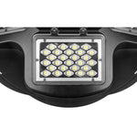 Lampe solaire LED 200W type lanterne 5000K IP65 avec détecteur de mouvement et crépuscule – éclairage extérieur haute puissance