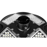 Lampe solaire LED 200W type lanterne 5000K IP65 avec détecteur de mouvement et crépuscule – éclairage extérieur haute puissance