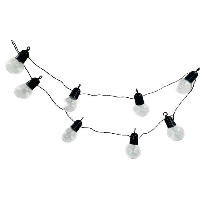 Guirlande Solaire LED 10 Ampoules – Éclairage Extérieur Décoratif 335 cm IP44