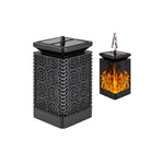 Lampe Solaire LED Décorative Effet Flamme Carrée – Éclairage Extérieur IP44