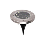 Lot de 4 Lampes Solaires LED de Jardin 8 SMD – Éclairage Extérieur à Piquer IP54