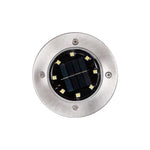 Lot de 4 Lampes Solaires LED de Jardin 8 SMD – Éclairage Extérieur à Piquer IP54