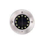 Lot de 4 Lampes Solaires LED de Jardin 12 SMD – Éclairage Extérieur à Piquer IP44