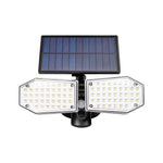 Projecteur LED Solaire 78 SMD avec Détecteur PIR – Éclairage Extérieur IP65 15W 5500K Noir Autonome