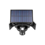Projecteur LED Solaire 78 SMD avec Détecteur PIR – Éclairage Extérieur IP65 15W 5500K Noir Autonome