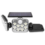 Projecteur LED Solaire 138 SMD avec Détecteur PIR et Télécommande – Éclairage Extérieur IP65 4500K Puissant et Autonome