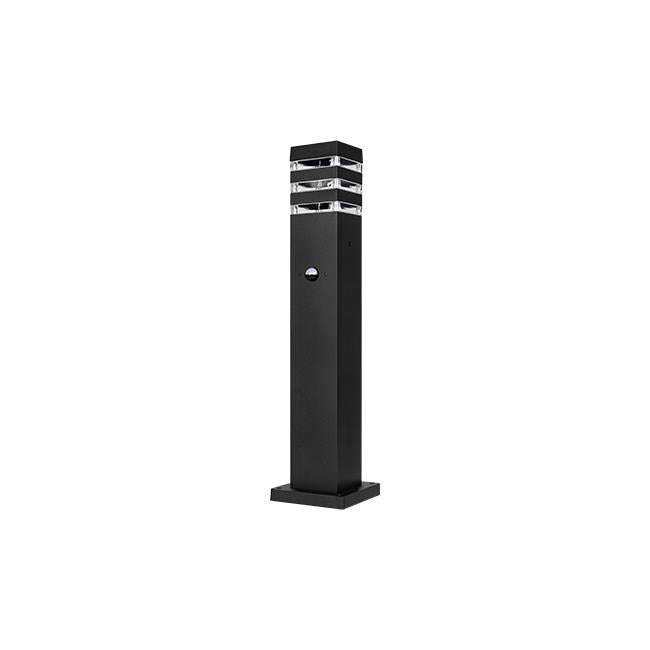Lampe de jardin filaire LED E27 Malibu 9x9 60 cm PIR – Borne extérieure avec détecteur de mouvement