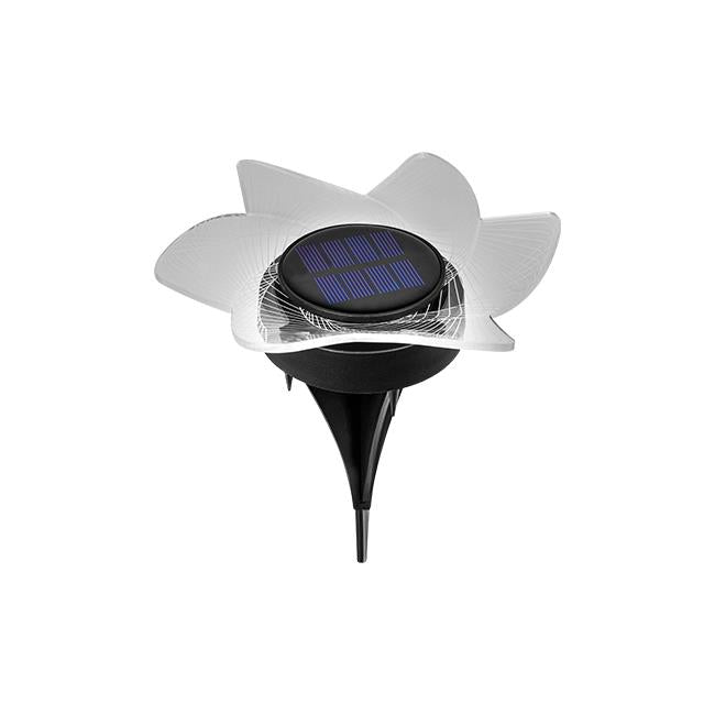 Lampe Solaire LED de Jardin Fleur Lumineuse à Planter – Éclairage Décoratif Extérieur IP44