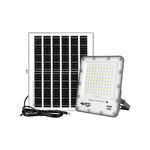 Projecteur LED Solaire 100W Korsa avec Télécommande – Éclairage Extérieur 4500K IP65 Puissant et Automatique