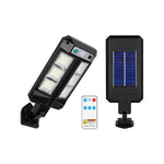 Lampe solaire LED Slim 54 LED avec détecteur de mouvement PIR et télécommande – éclairage extérieur mural IP65