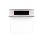 Lampe solaire LED IP44 avec numéro de maison lumineux – plaque murale extérieure automatique avec éclairage crépusculaire
