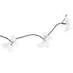 Guirlande  Solaire 20 LED 5,8 m “Papillon” – Éclairage Décoratif Extérieur IP44 Blanc Chaud pour Jardin & Terrasse