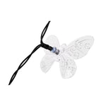 Guirlande  Solaire 20 LED 5,8 m “Papillon” – Éclairage Décoratif Extérieur IP44 Blanc Chaud pour Jardin & Terrasse