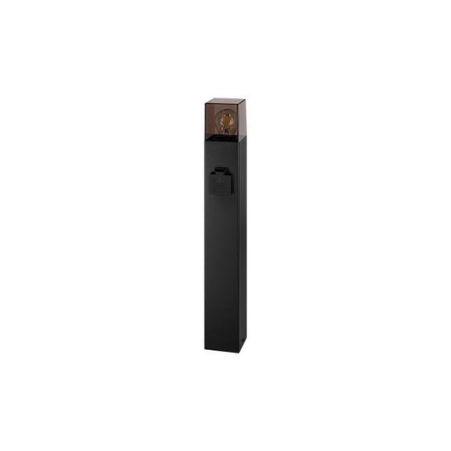 Lampe filaire de jardin LED E27 Denver 60 cm avec prise – Borne extérieure moderne et fonctionnelle