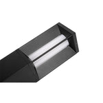 Lampe LED Filaire d’extérieur Prios 9W – Applique de jardin 60 cm noire moderne