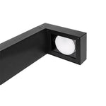 Lampe de jardin filaire LED GX53 Hebin 60 cm noire – Éclairage extérieur moderne et design