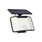 Projecteur LED Solaire 172 SMD avec Détecteur PIR et Télécommande – Éclairage Extérieur Puissant 4500K IP65 Autonome