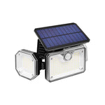 Projecteur LED Solaire 226 SMD avec Détecteur PIR et Télécommande – Éclairage Extérieur Puissant 4500K IP65 Autonome
