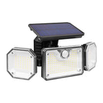 Projecteur LED Solaire 226 SMD avec Détecteur PIR et Télécommande – Éclairage Extérieur Puissant 4500K IP65 Autonome