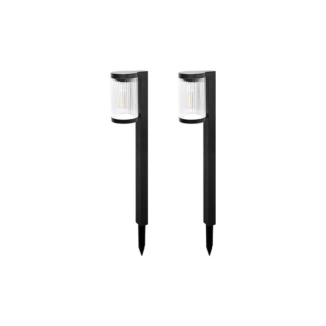 Lot de 2 Lampes Solaires LED Jardin à Planter – Lanternes Extérieures Automatiques pour Allées et Massifs