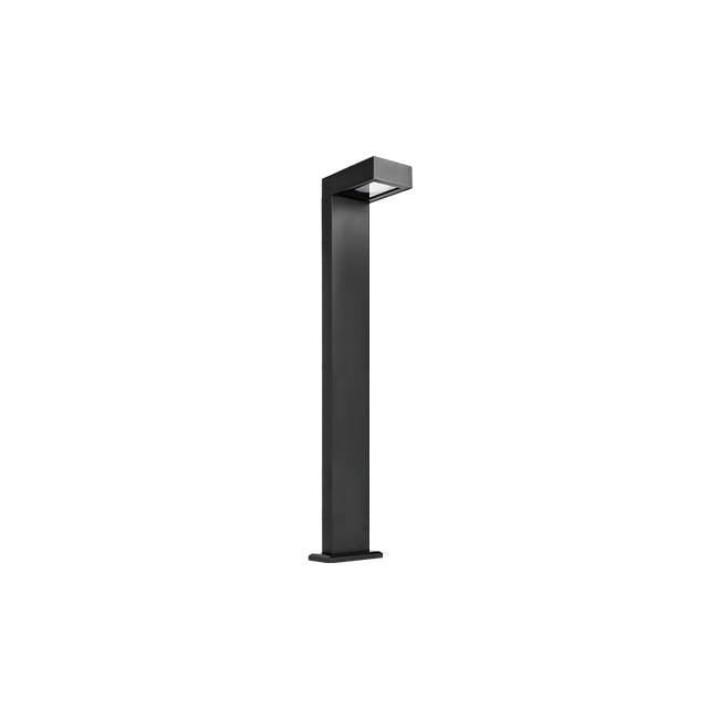 Lampe de jardin filaire LED GX53 Hebin 80 cm noire – Borne extérieure haute et moderne