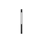 Lampe de jardin filaire LED E27 Polin sur pied 250 cm noire