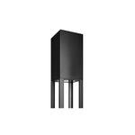 Lampe de jardin filaire LED E27 Polin sur pied 250 cm noire