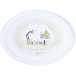Plafonnier LED Filaires 24W 75 lm/W – Blanc & Bois – Température de Couleur Réglable (CCT)
