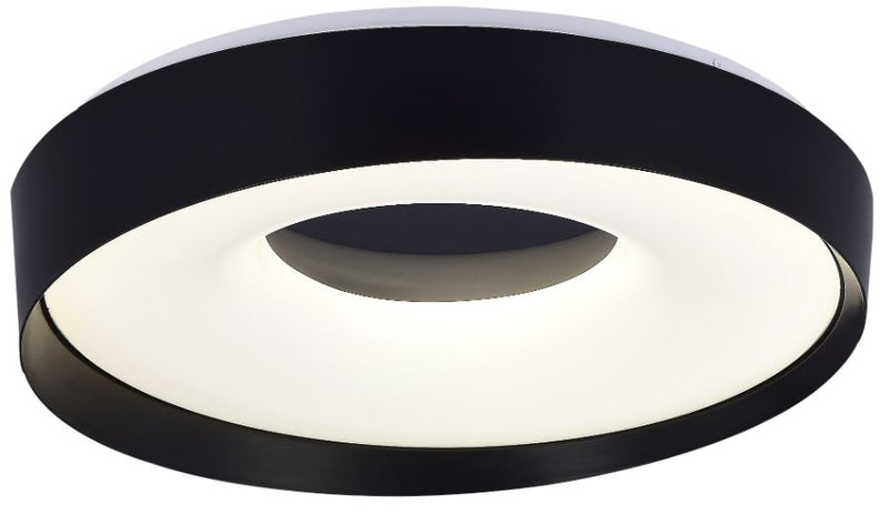 Plafonnier LED Filaires 54W 90 lm/W – Noir – 3CCT Mémoire + Télécommande