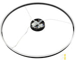 Suspension LED filaires 60W 4800 lm – Noir Sablé 3000K – AC175-265V