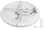 Plafonnier LED Filaires 78W 75 lm/W – Blanc & Noir – CCT avec Télécommande